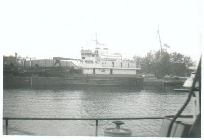 Pogłębiarka ssąca PRC w Gdańsku.