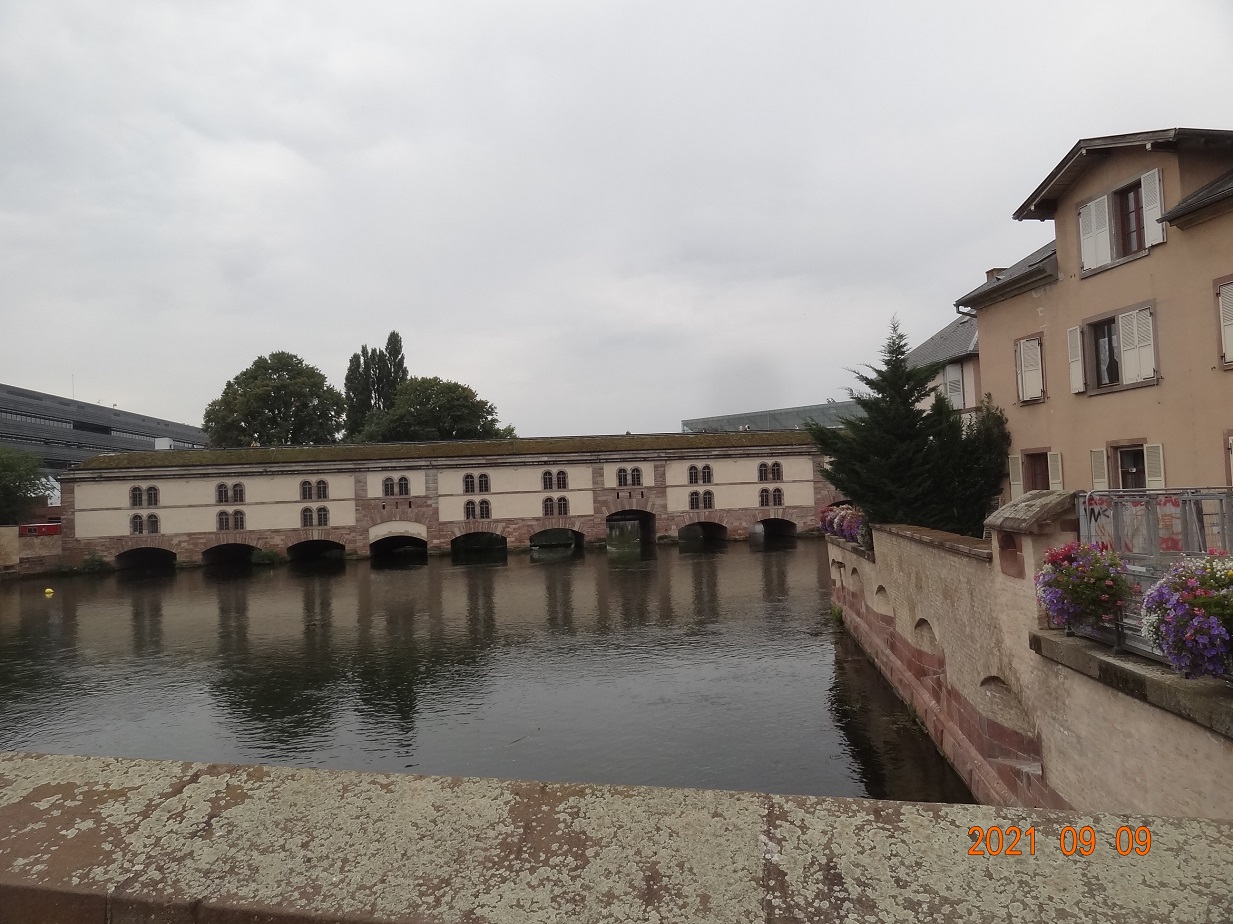Strasburg - Mała Francja rzeka Ill