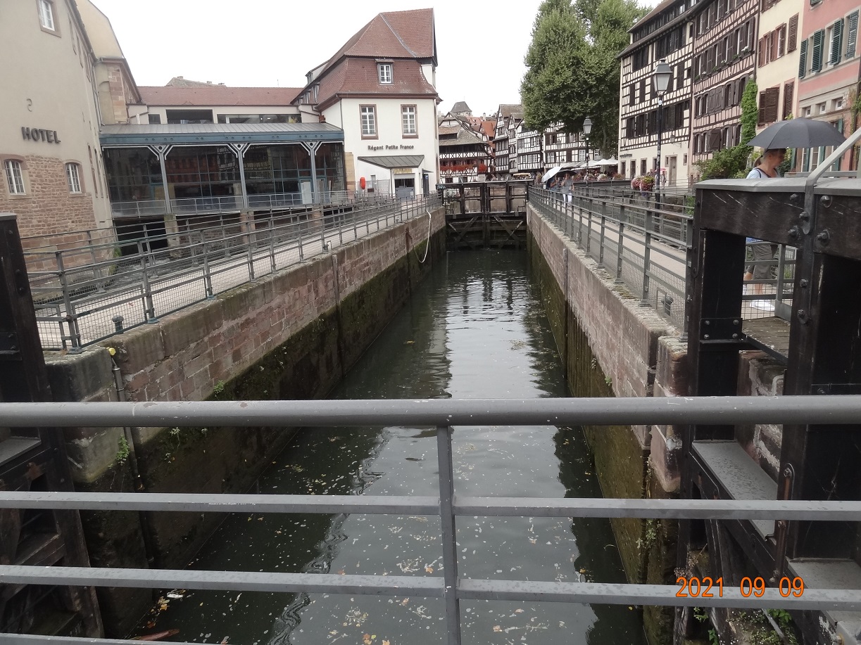 Strasburg - Mała Francja rzeka Ill