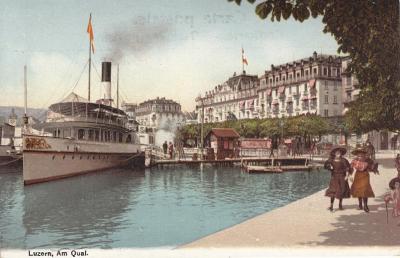 Port w Lucernie, ok 1910