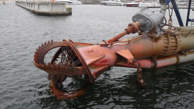 Głowica pogłębiarki KAZIMIERZ I