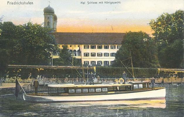 Zamek królewski we Friedrichshafen ok.1910