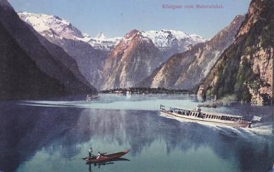 Jezioro Königssee w Bawarii, 1910
