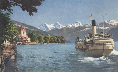 Jezioro Thunersee w Sczwajcarii
