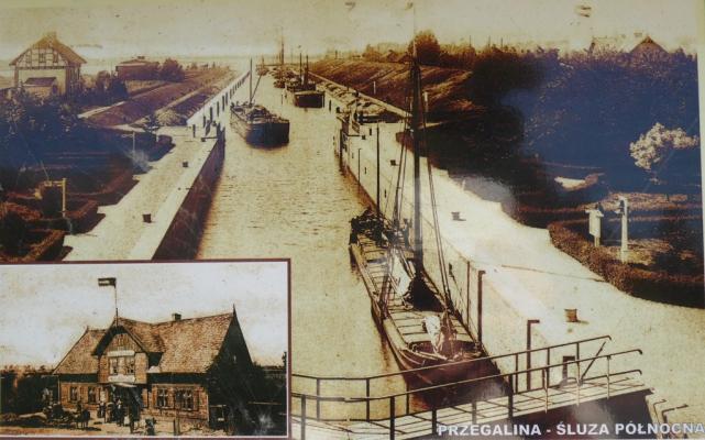 Śluza północna w Gdańsku Przegalinie.