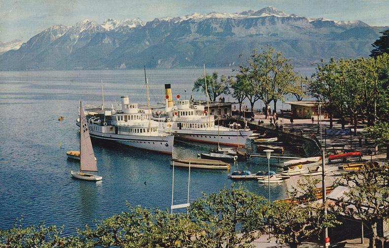 Szwajcaria, Jezioro Genewskie, 1963