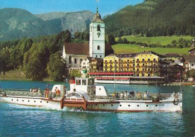 Jezioro Wolfgangsee w Austrii