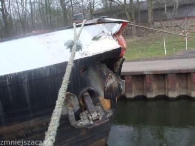 dziób polskiej barki Frimari