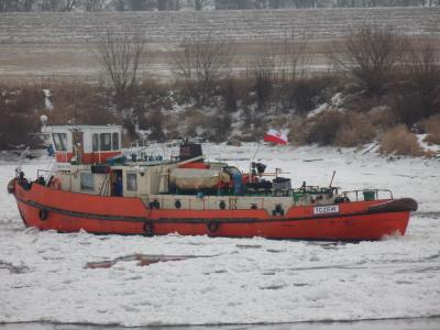 AKCJA LODOŁAMANIA NA WIŚLE 905-908 km okolice TCZEWA