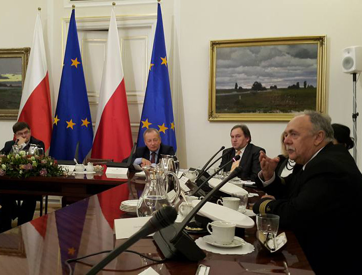 Debata o żegludze i gospodarce wodnej w Belwederze