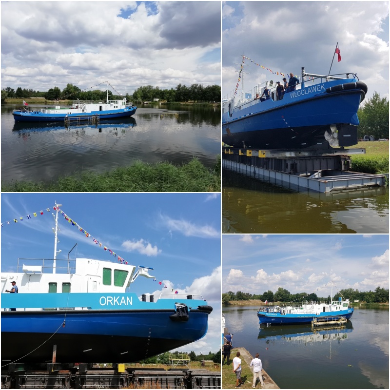 Lodołamacze Orkan i Sokół są już na wodzie!
