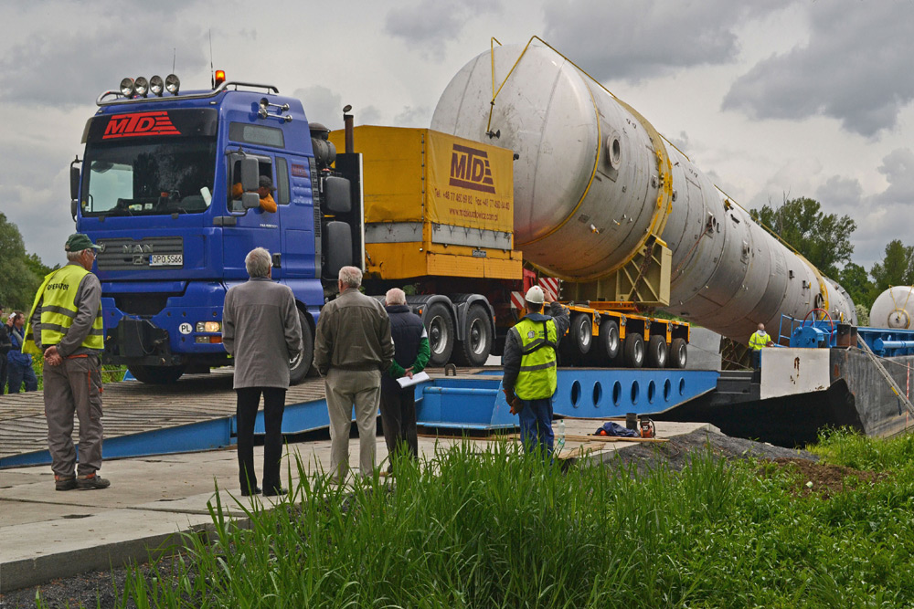 Kolejny rejs z nadgabarytami do Głogowa