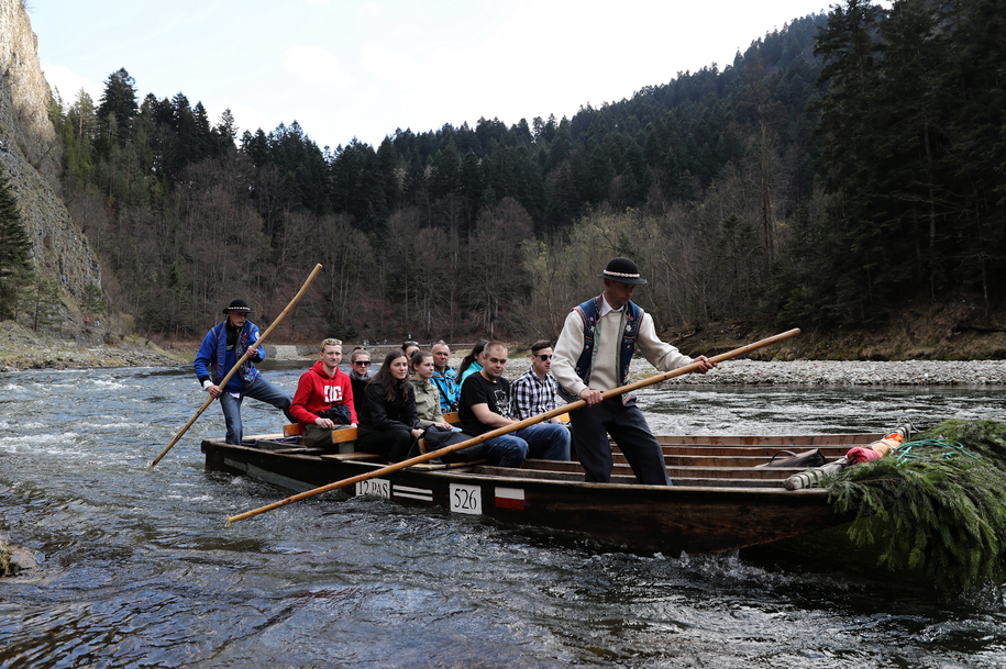 Wypadek na spływie Dunajcem w Pieninach