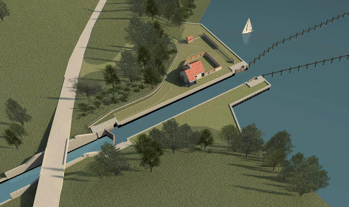 Zamknięta droga do Wejsun w zw. z budową śluzy