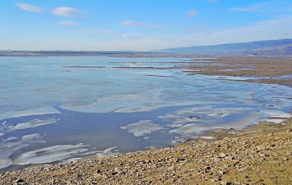 Jezioro Czorsztyńskie bez wody
