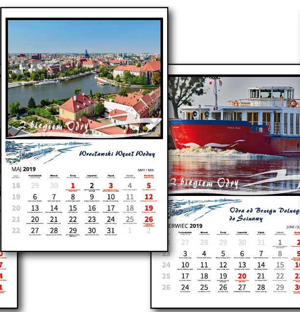 Kalendarze wodniackie 2019