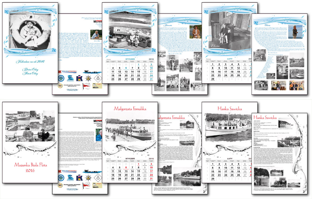 Kalendarze wodniackie na rok 2016
