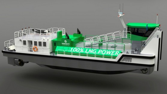 Polski projekt śródlądowego pchacza o napędzie na LNG