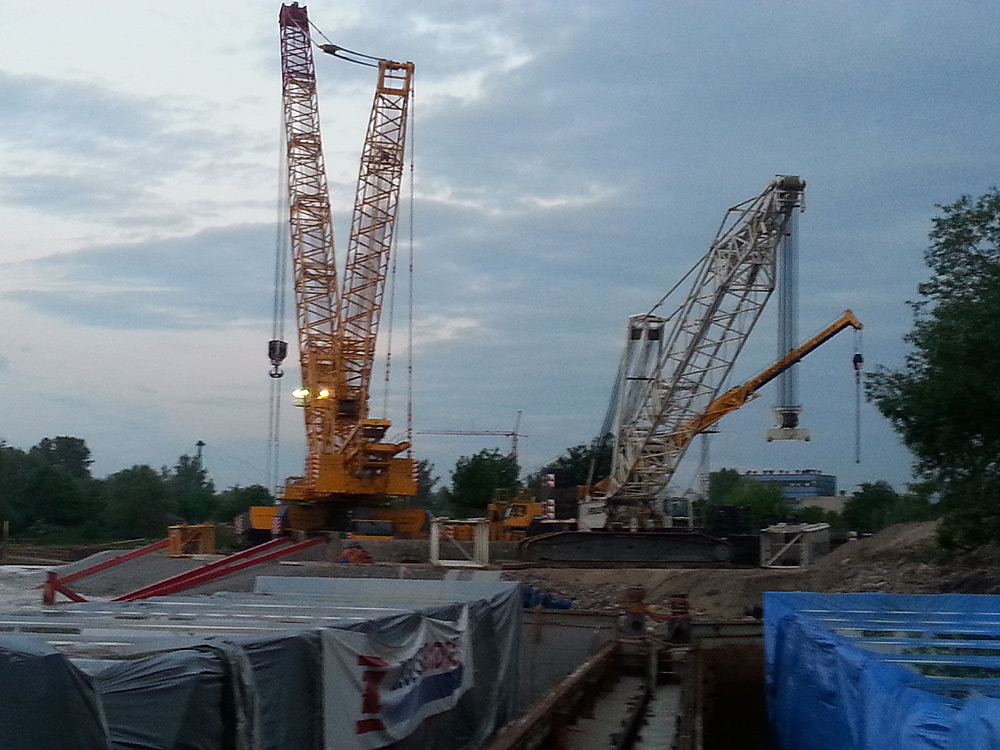 Rozładunek w Stalowej Woli