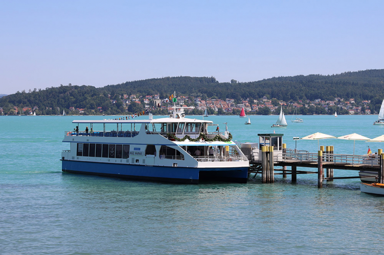 Chrzest nowego e-statku na Jeziorze Bodeńskim