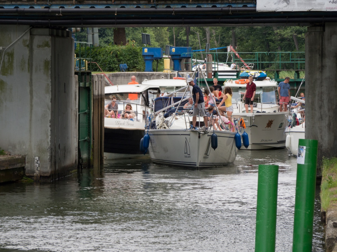 W ostatnim sezonie ze śluz Guzianka I i II skorzystało 20 tys. jednostek