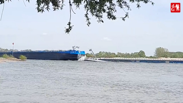 Dwie osoby zostały ranne w wyniku poważnego zderzenia statków na rzece Waal