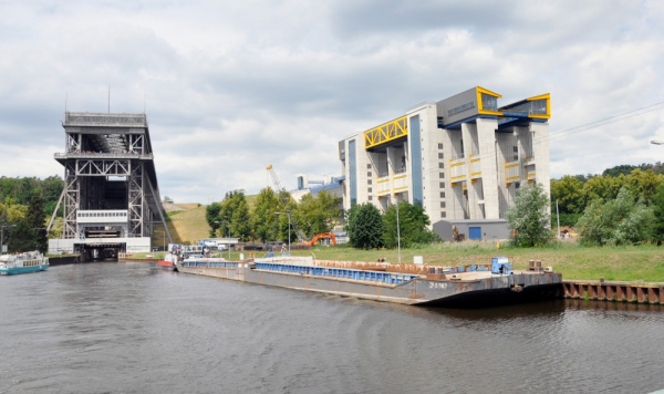 Awaria paraliżuje nową podnośnię Niederfinow