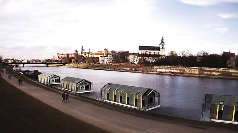 Cztery hotele zacumują na Wiśle