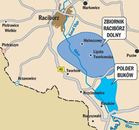 Nowa koncepcja dla zbiornika Racibórz Dolny