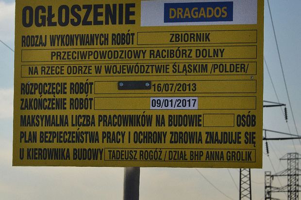 Samorząd Raciborza gładko przełyka opóźnienie budowy Zbiornika