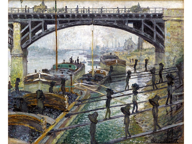 Claude Monet - Wyładunek węgla